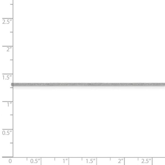 1.1mm, 14k White Gold, Round Solid Snake Chain Necklace, 18 Inch